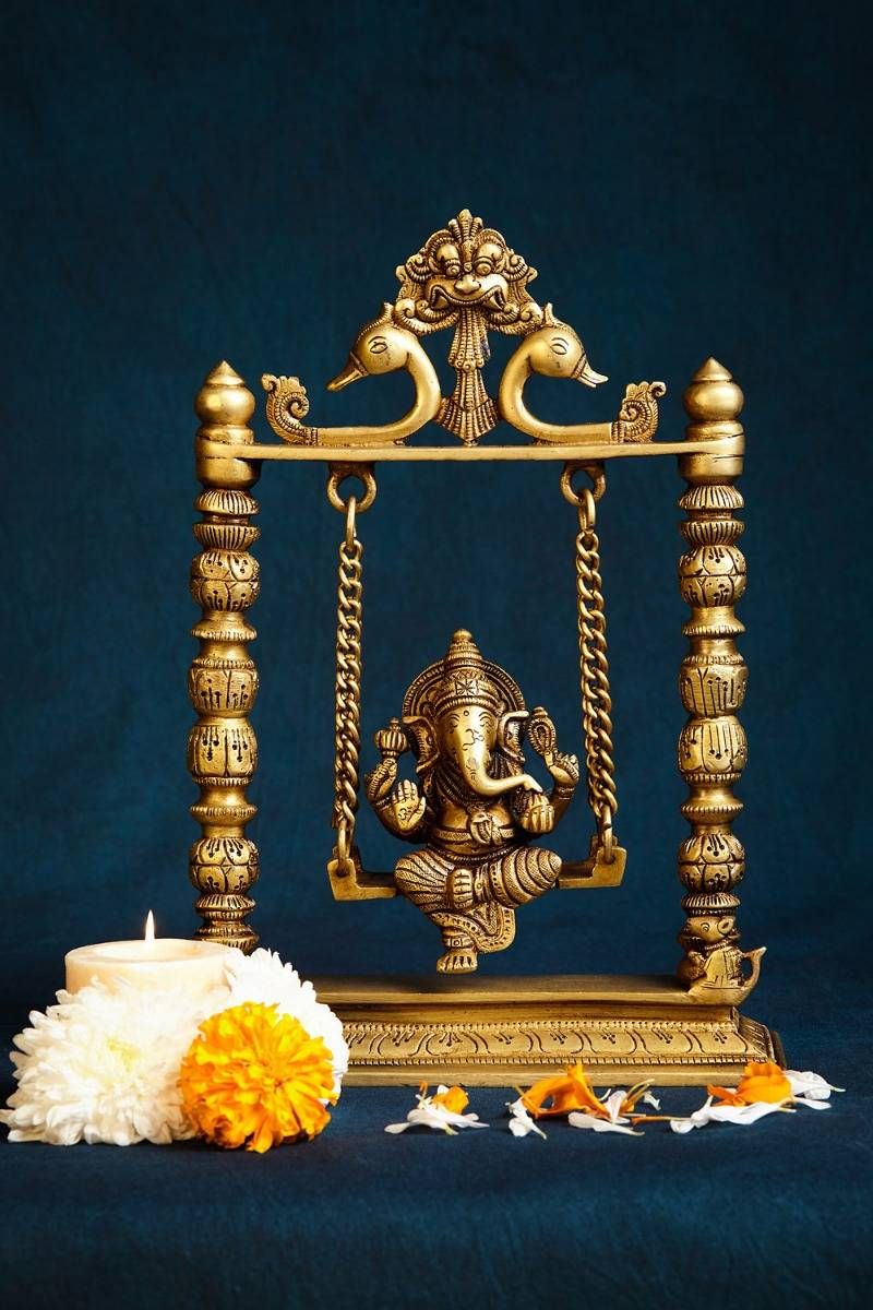 Brass Ganesh Jhoola