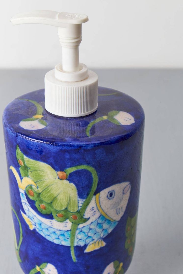 Fish soap shop dispenser