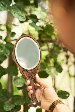 hand painted wall mirrors